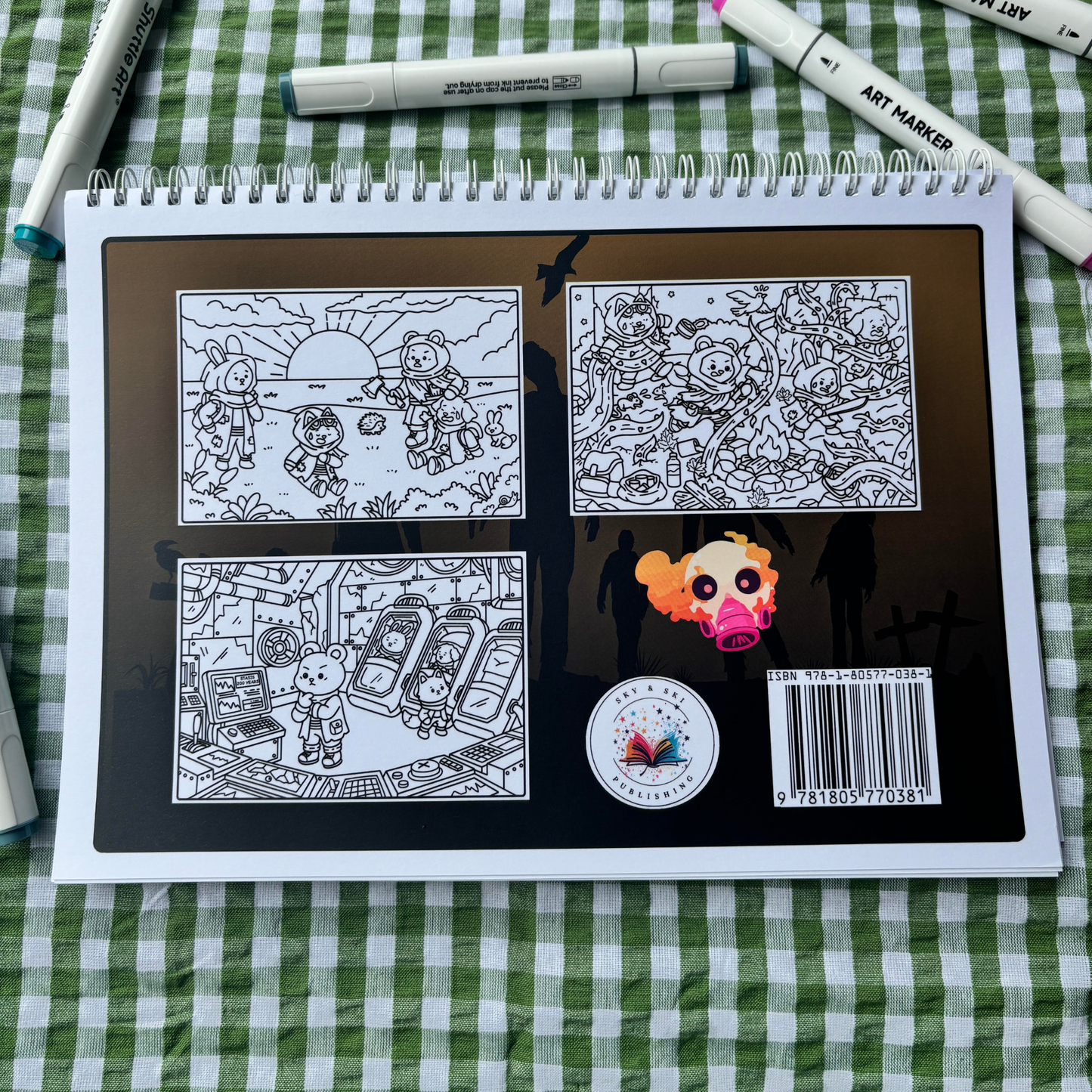 Fuzzy Apocalypse 2 It Wasnt A Dream Colouring Book
