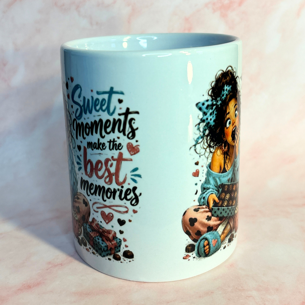 Home made Sweet Moments Make The Best Memories 11oz prinited mug