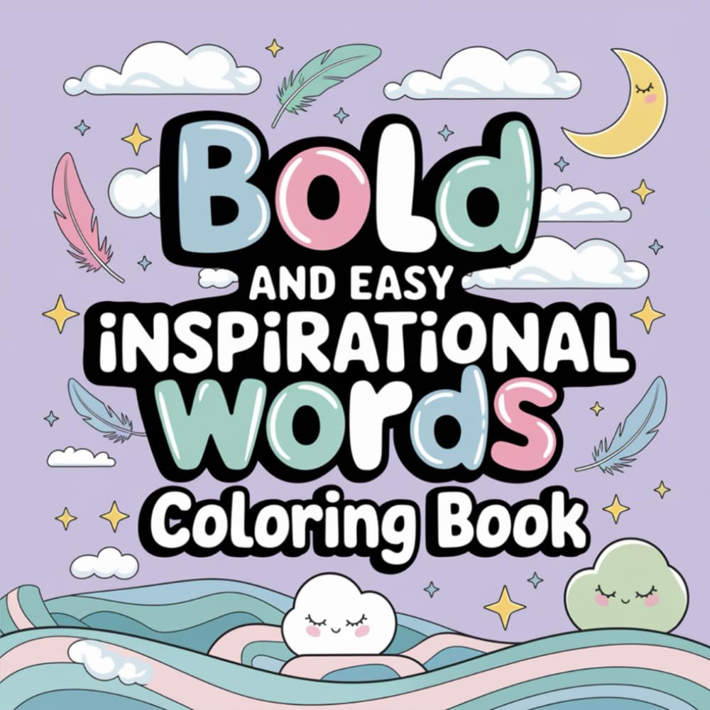 Inspirational Words Coloring Book