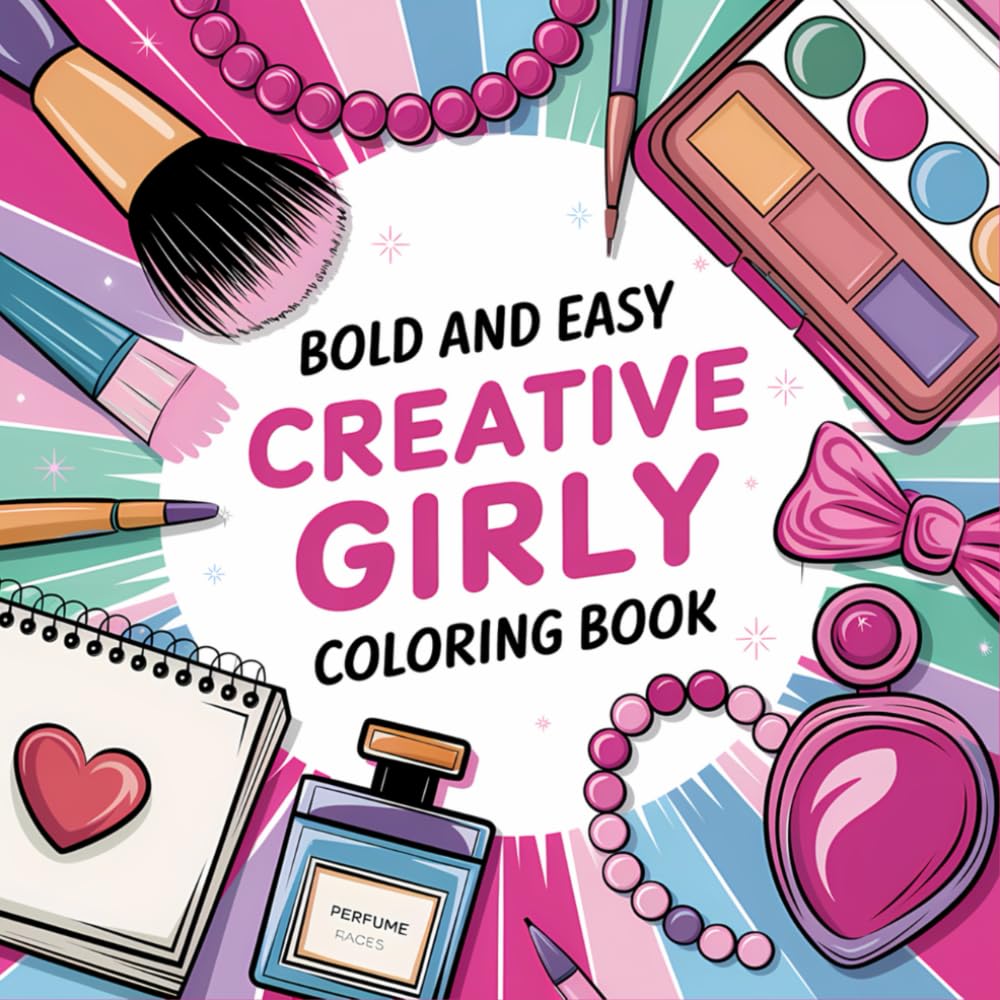Creative Girly Coloring Book