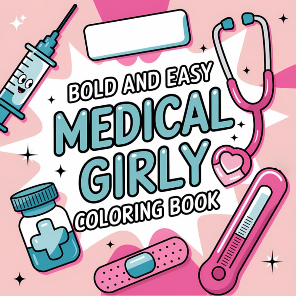 Medical Girly Colouring Book