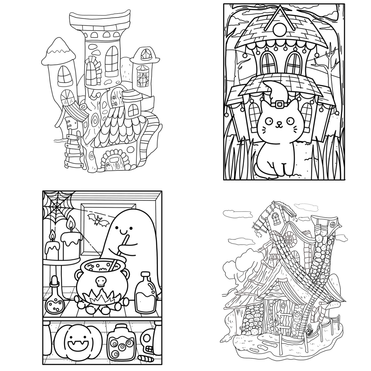 Homemade Ringbound Colouring Books