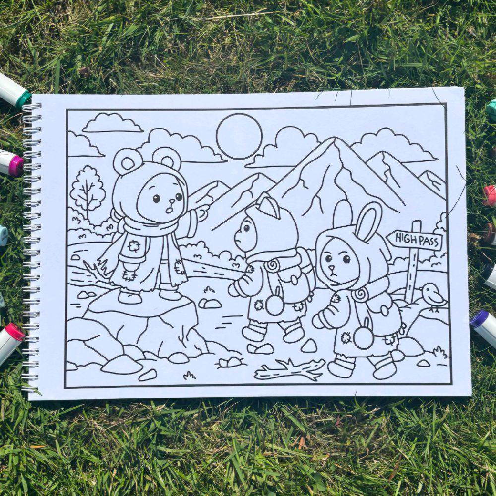 Fuzzy Apocalypse Bold and Easy Colouring Book