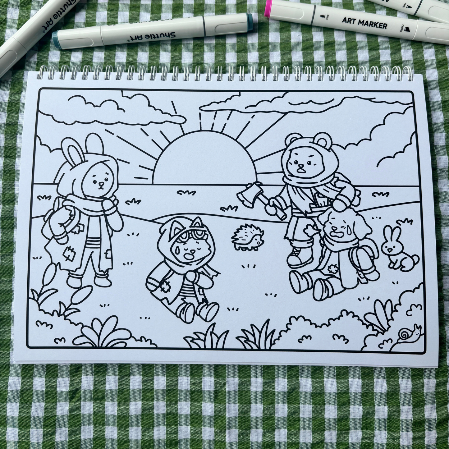Fuzzy Apocalypse 2 It Wasnt A Dream Colouring Book