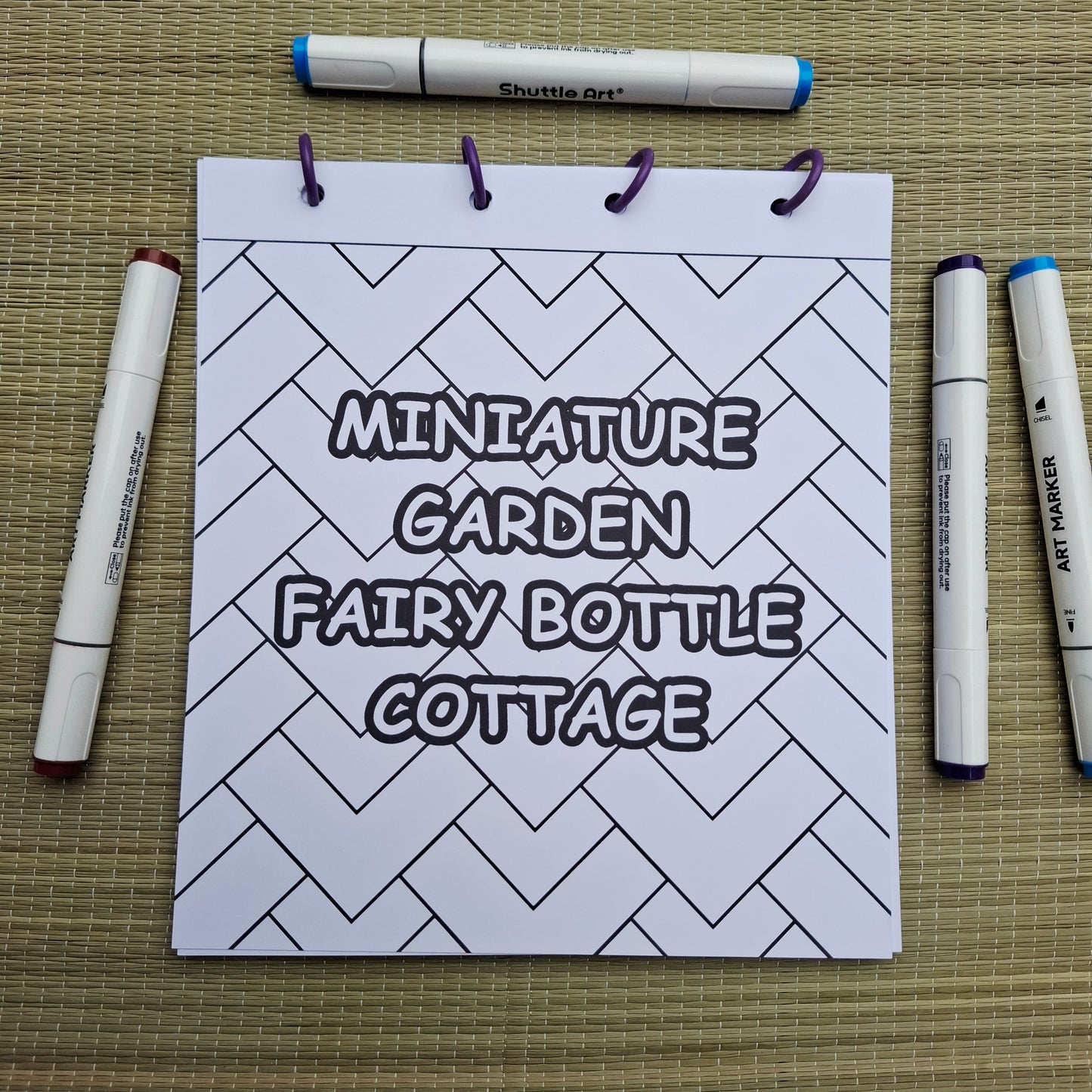 Minature Garden Fairy Bottle Cottage