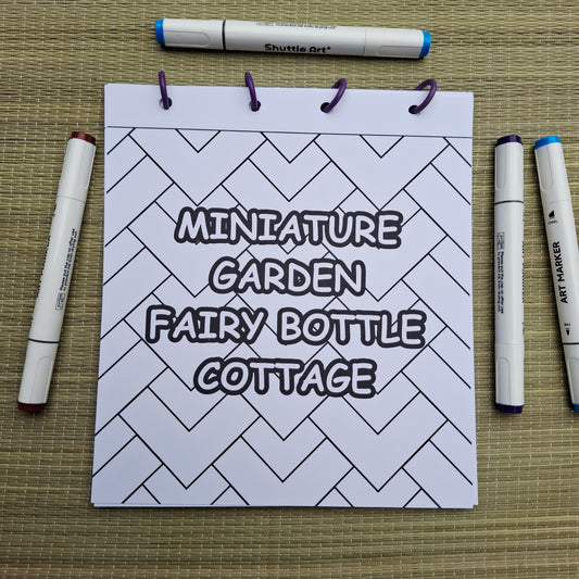 Minature Garden Fairy Bottle Cottage