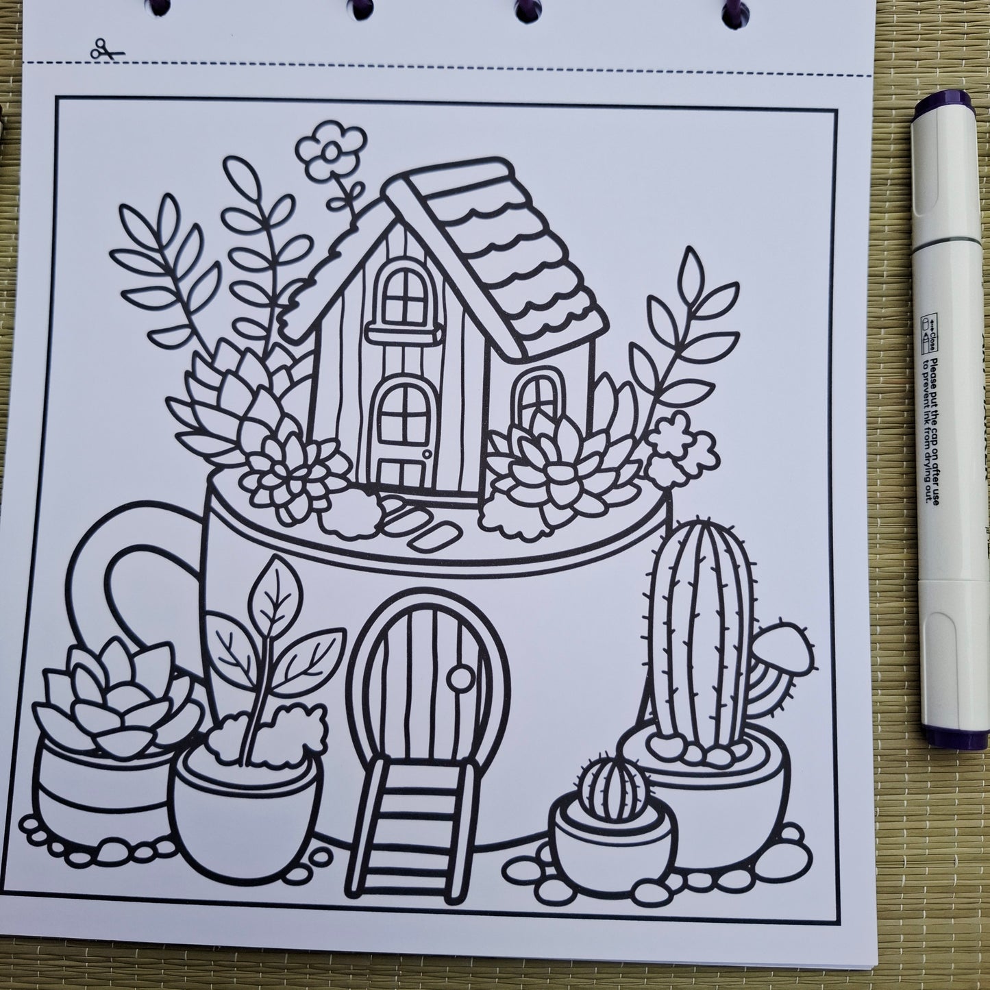 Minature Garden Fairy Bottle Cottage