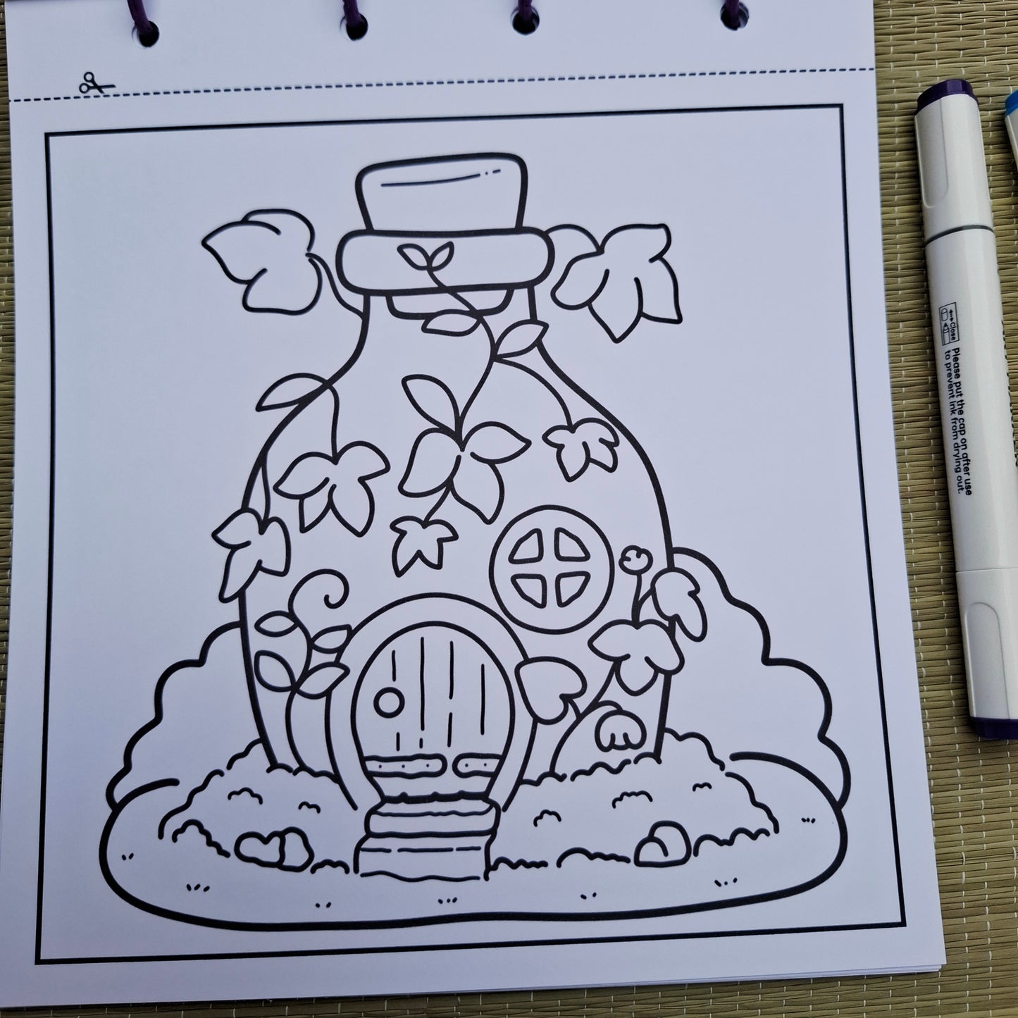 Minature Garden Fairy Bottle Cottage