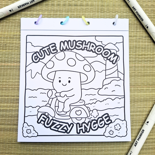 Cute Mushroom Fuzzy Hygge