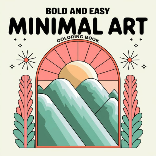 Minimal Art Colouring Book
