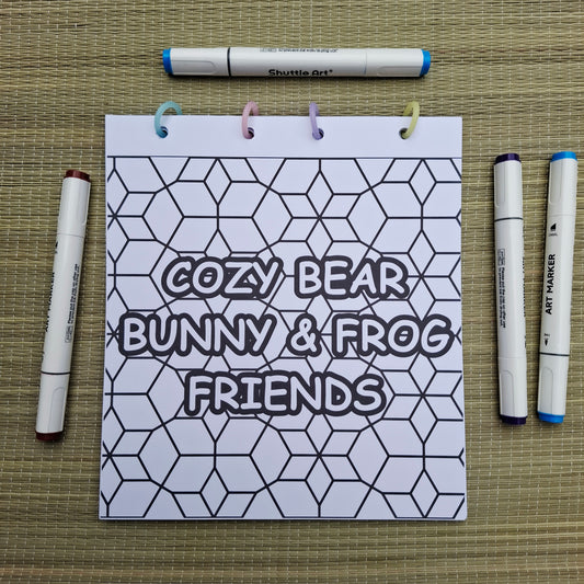 Cozy Bear Bunny & Frog Friends