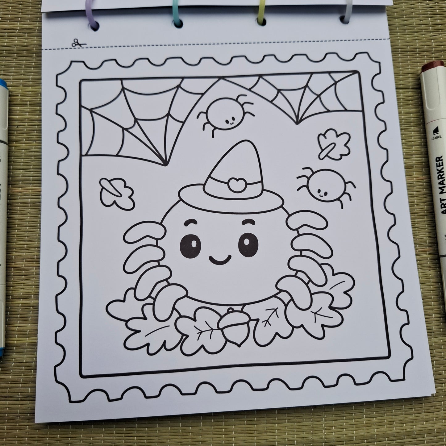 Halloween Autumn Stamp