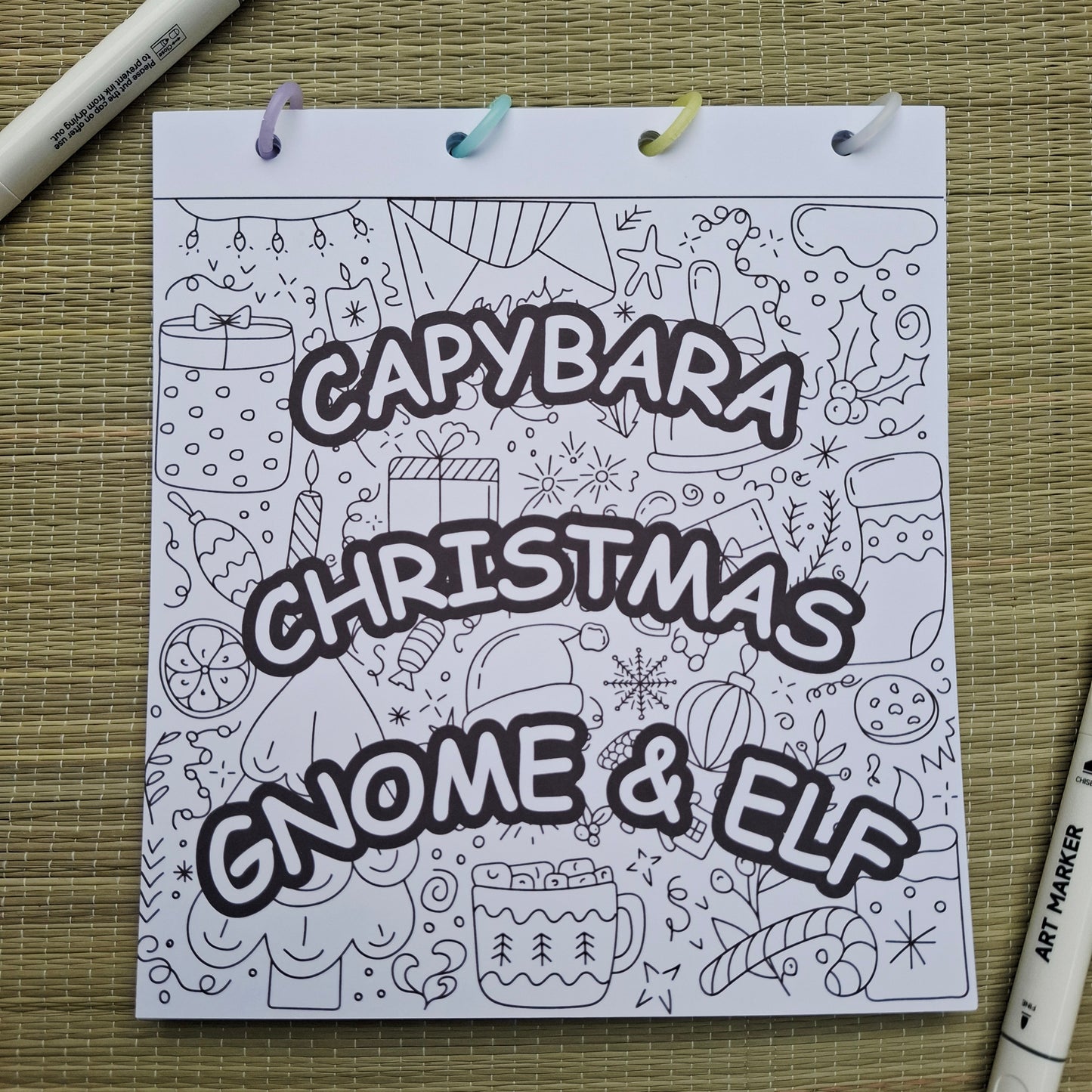 Capybara Christmas Gnome & Elf