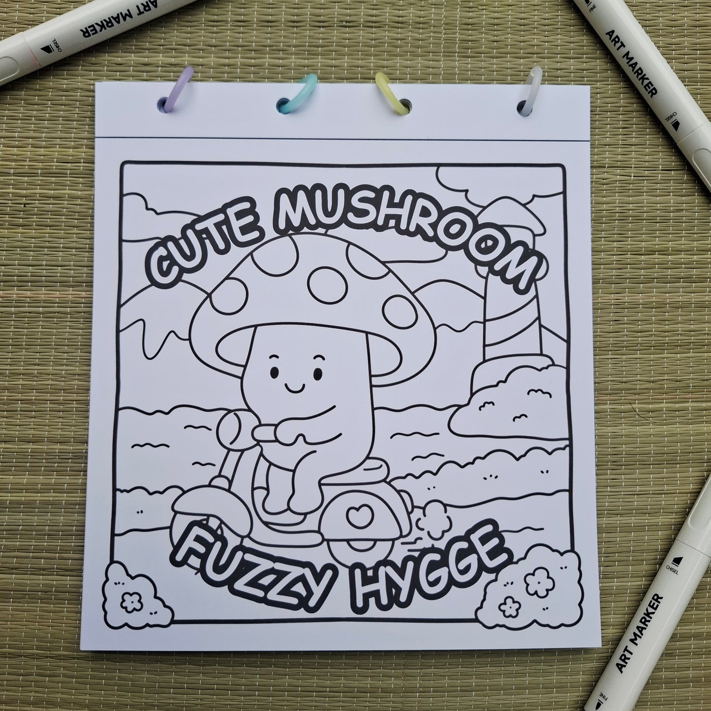 Cute Mushroom Fuzzy Hygge