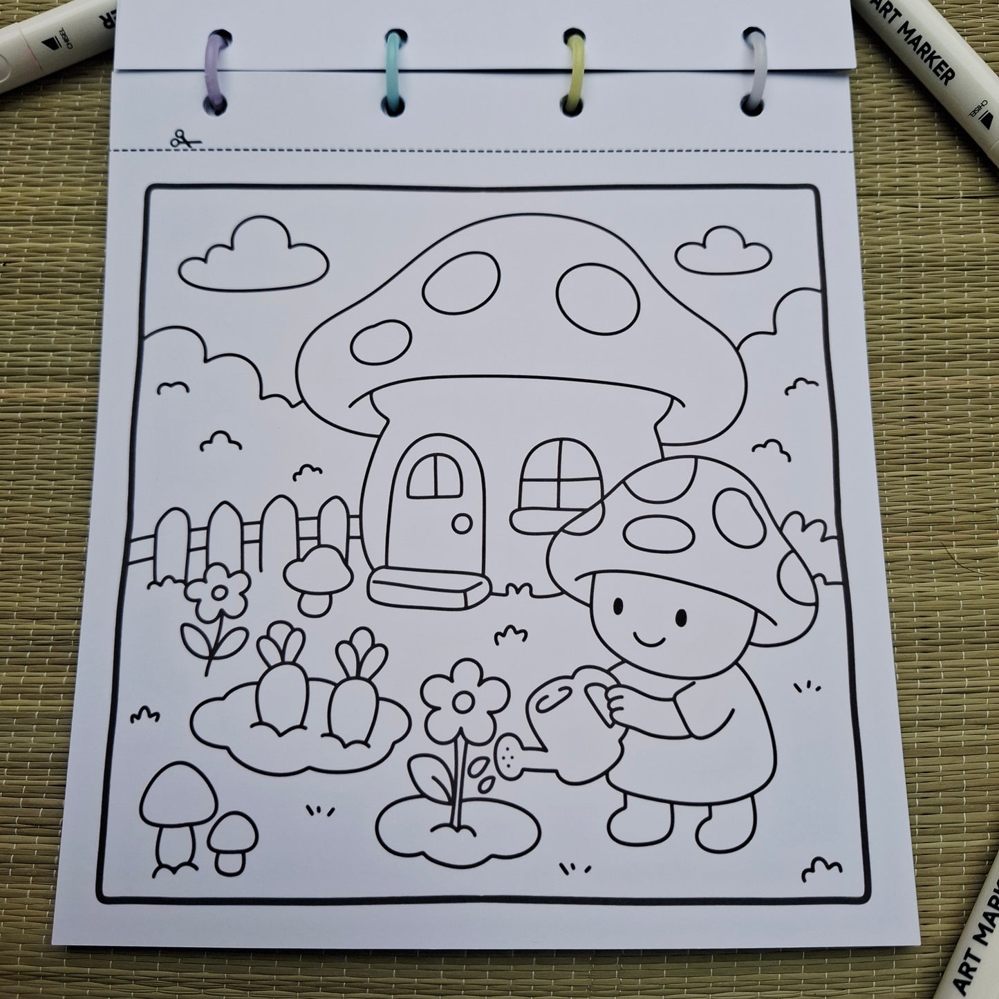 Cute Mushroom Fuzzy Hygge