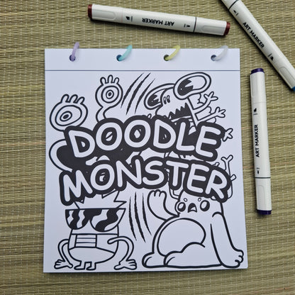 Homemade Ringbound Colouring Books