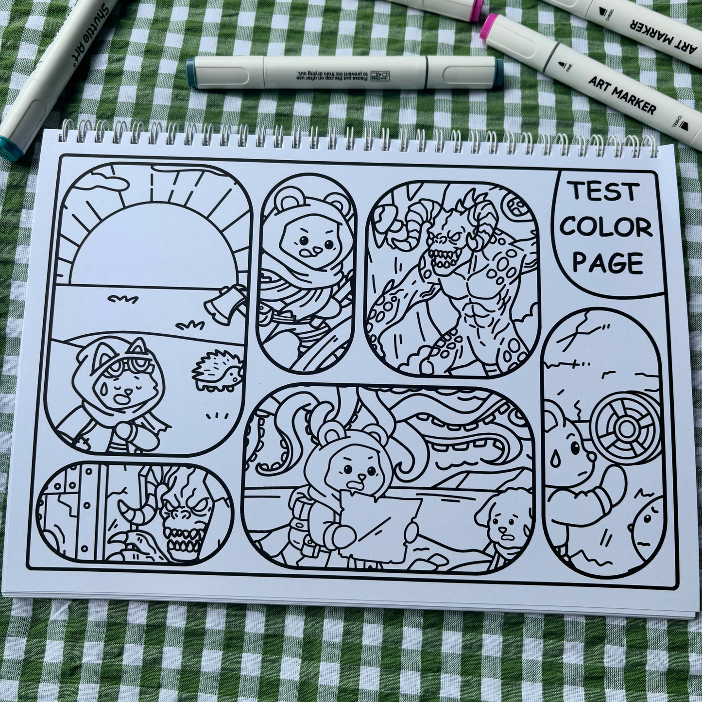 Fuzzy Apocalypse 2 It Wasnt A Dream Colouring Book
