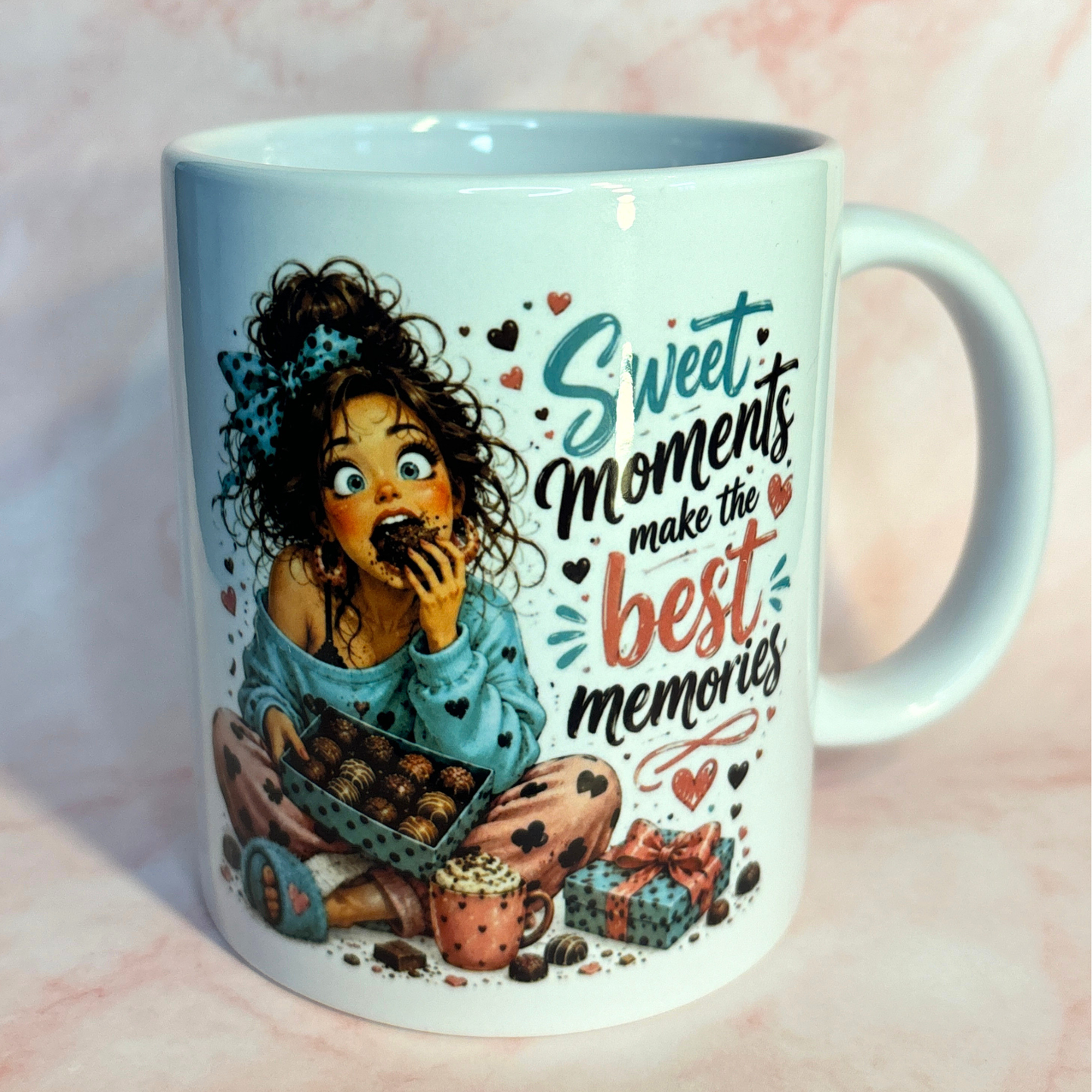 Home made Sweet Moments Make The Best Memories 11oz prinited mug