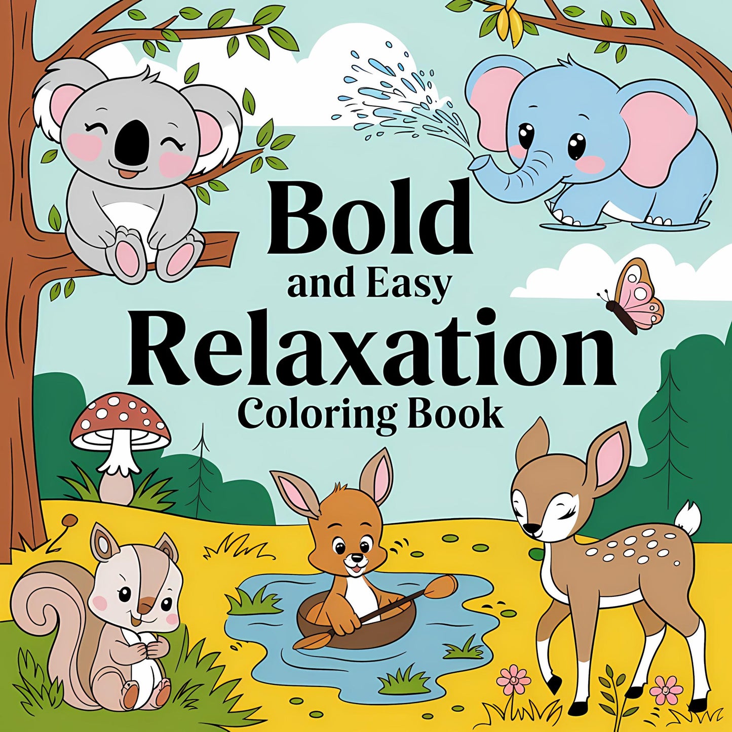 Single Perfect Bound 21cm X21cm Colouring Books