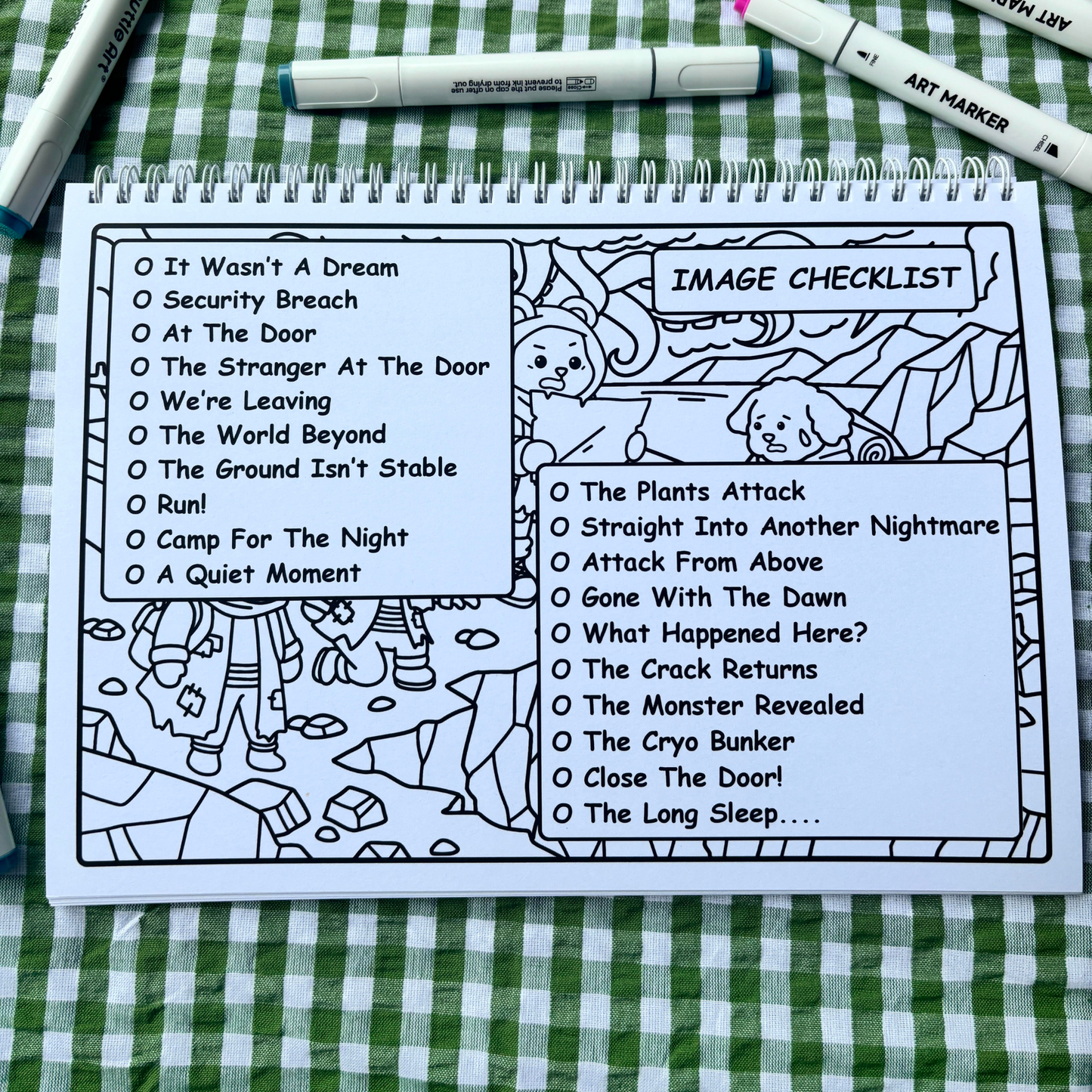 Fuzzy Apocalypse 2 It Wasnt A Dream Colouring Book