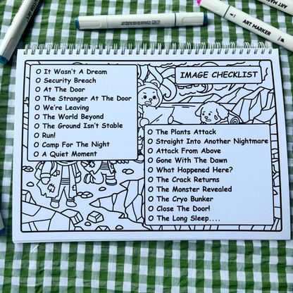 Fuzzy Apocalypse 2 It Wasnt A Dream Colouring Book