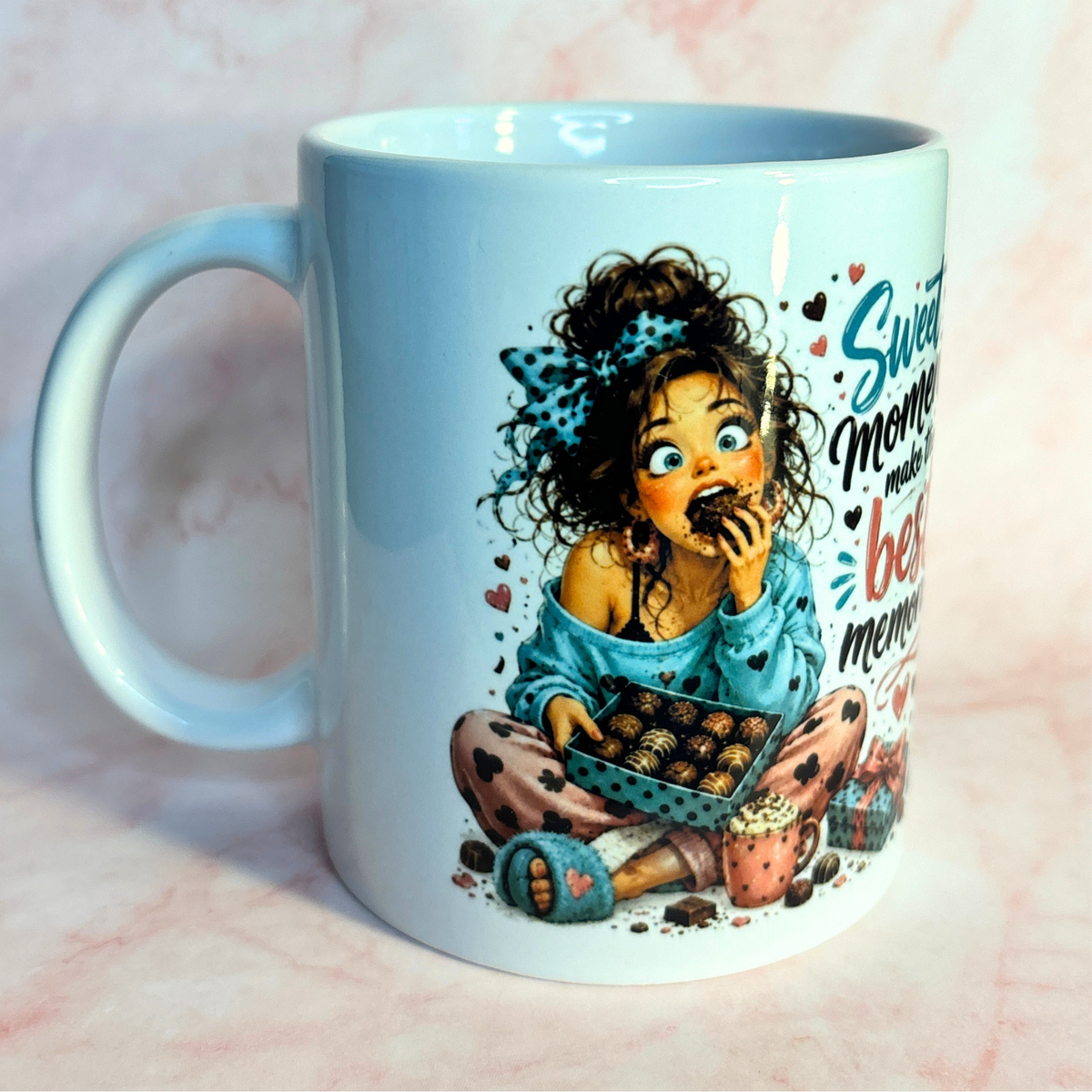 Home made Sweet Moments Make The Best Memories 11oz prinited mug