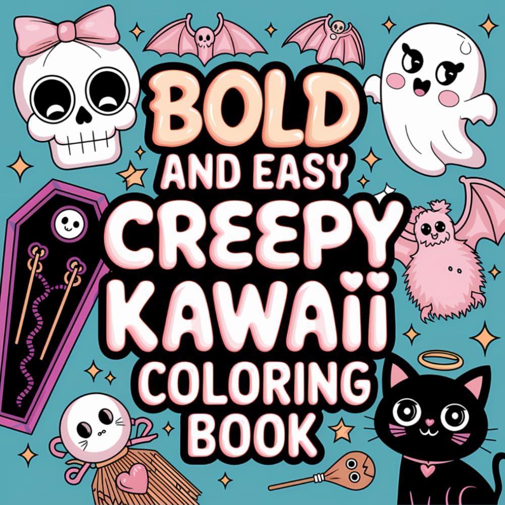 Creepy Kawaii Colouring Book