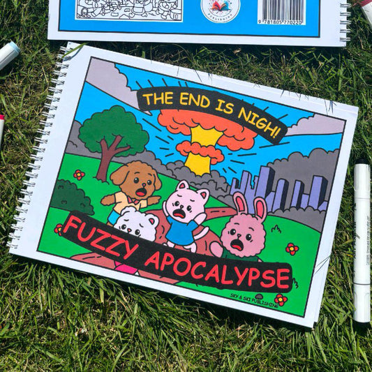 Fuzzy Apocalypse Bold and Easy Colouring Book