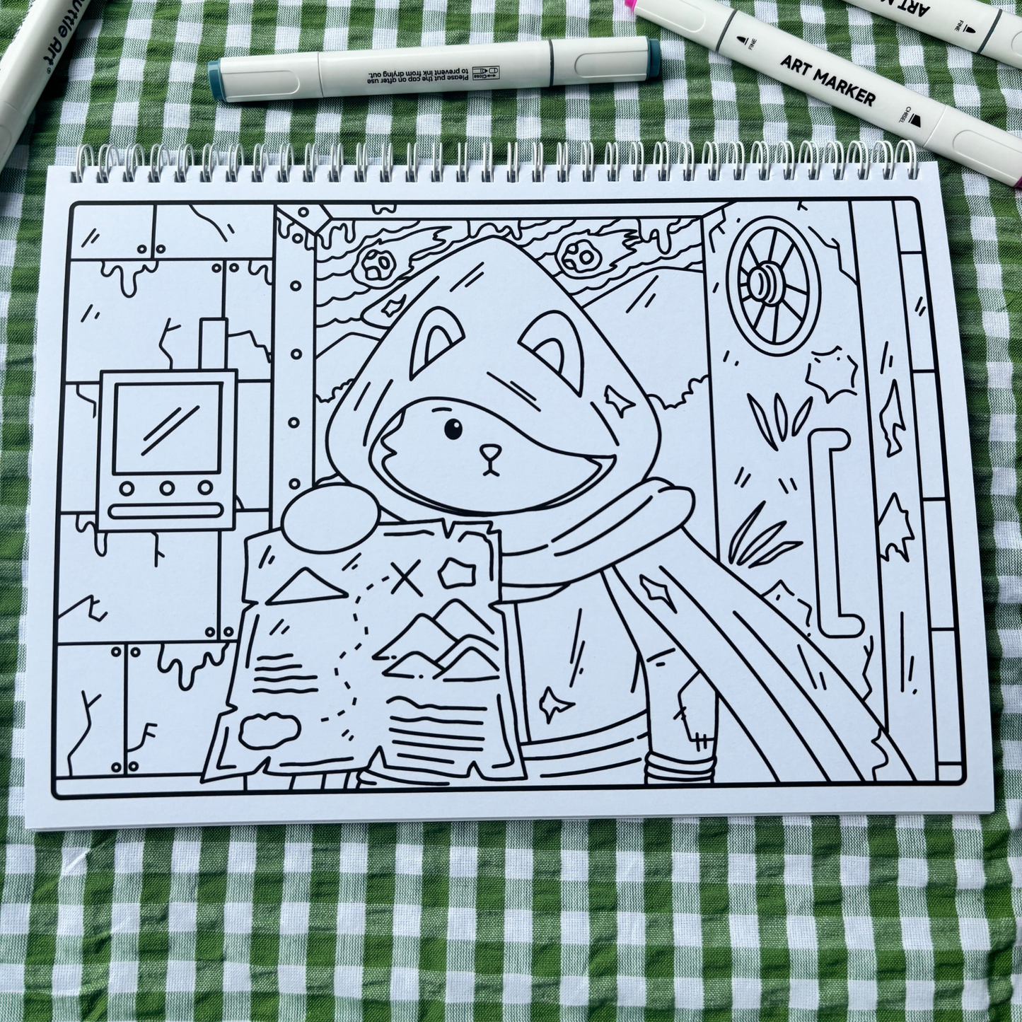 Fuzzy Apocalypse 2 It Wasnt A Dream Colouring Book