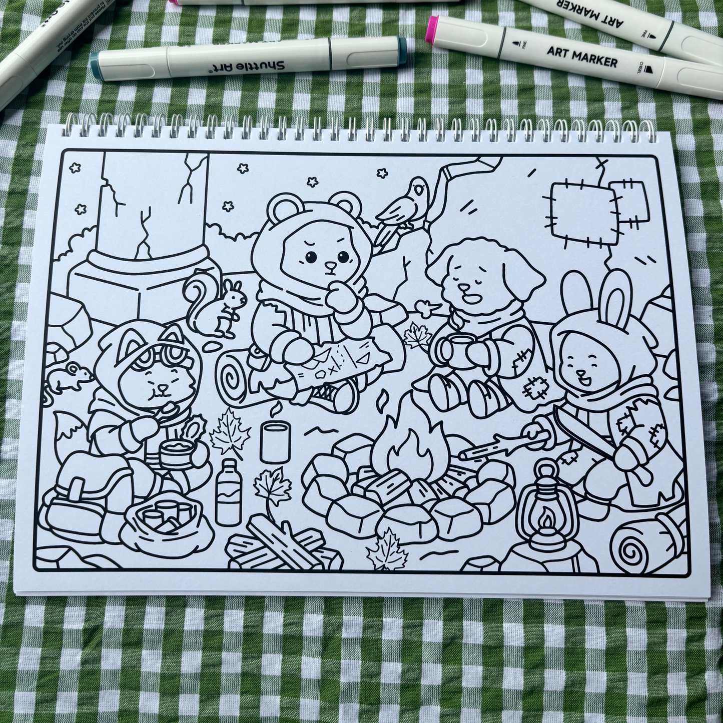 Fuzzy Apocalypse 2 It Wasnt A Dream Colouring Book