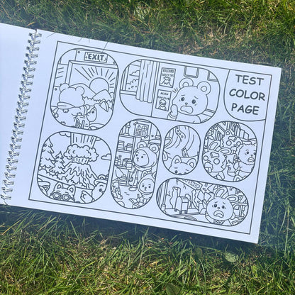 Fuzzy Apocalypse The End Is Nigh Colouring Book