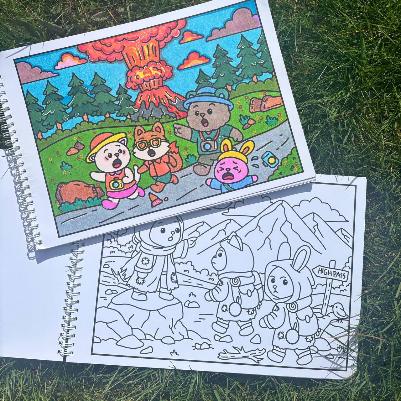 Chaos Set, Fuzzy Apocalypse The End Is Nigh Colouring Book Card + Sticker Set