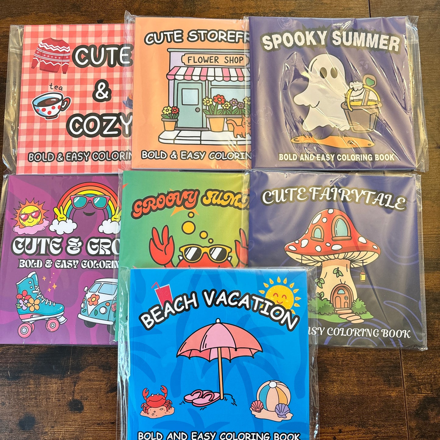 Imperfect Copies 21cm x 21cm Colouring Books