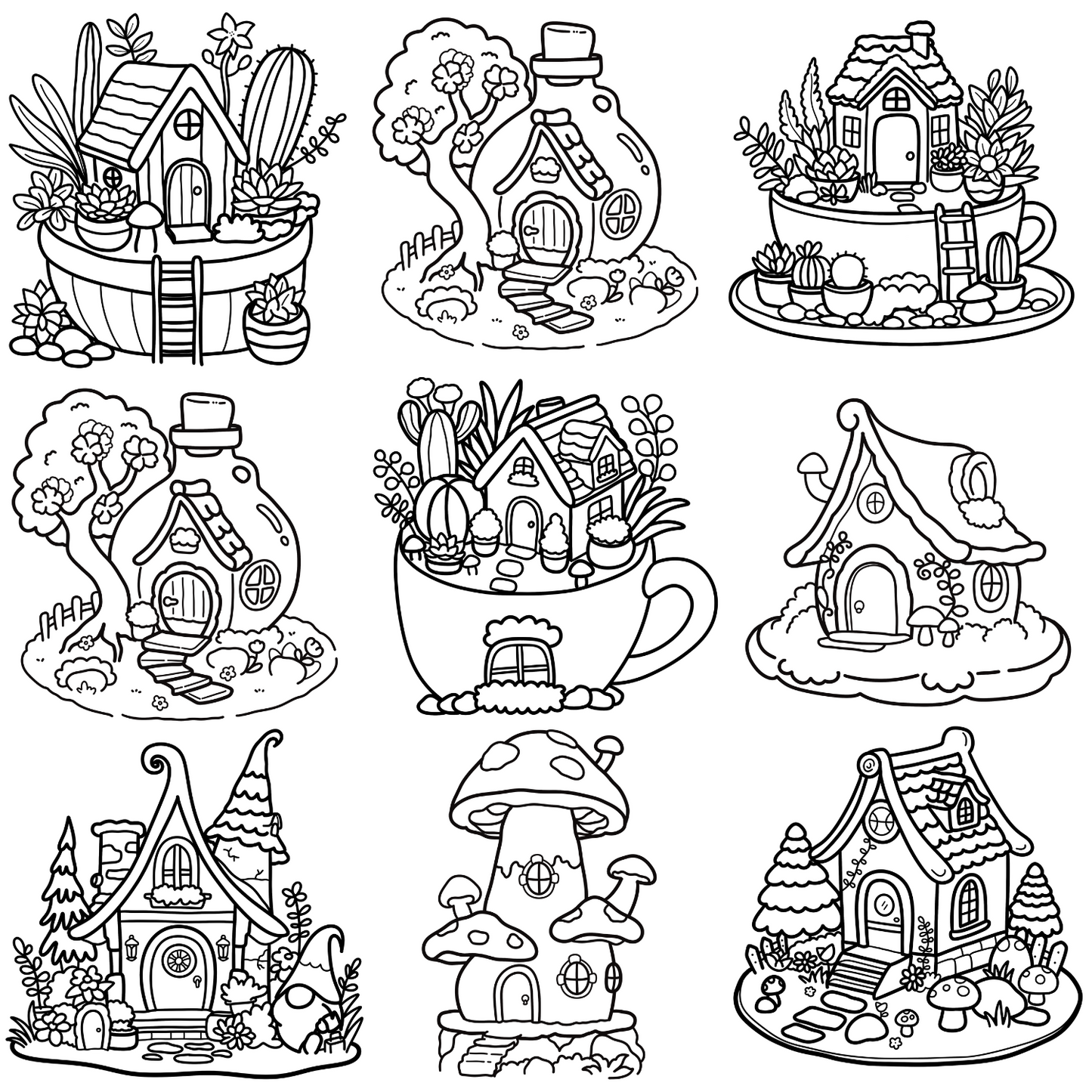 Homemade Ringbound Colouring Books