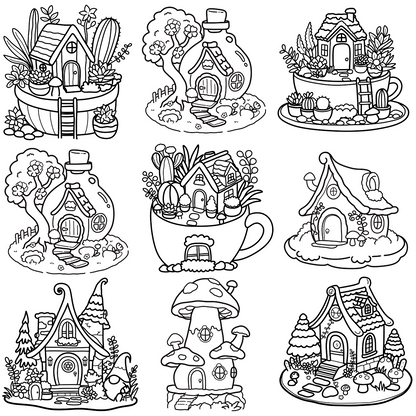 Homemade Ringbound Colouring Books