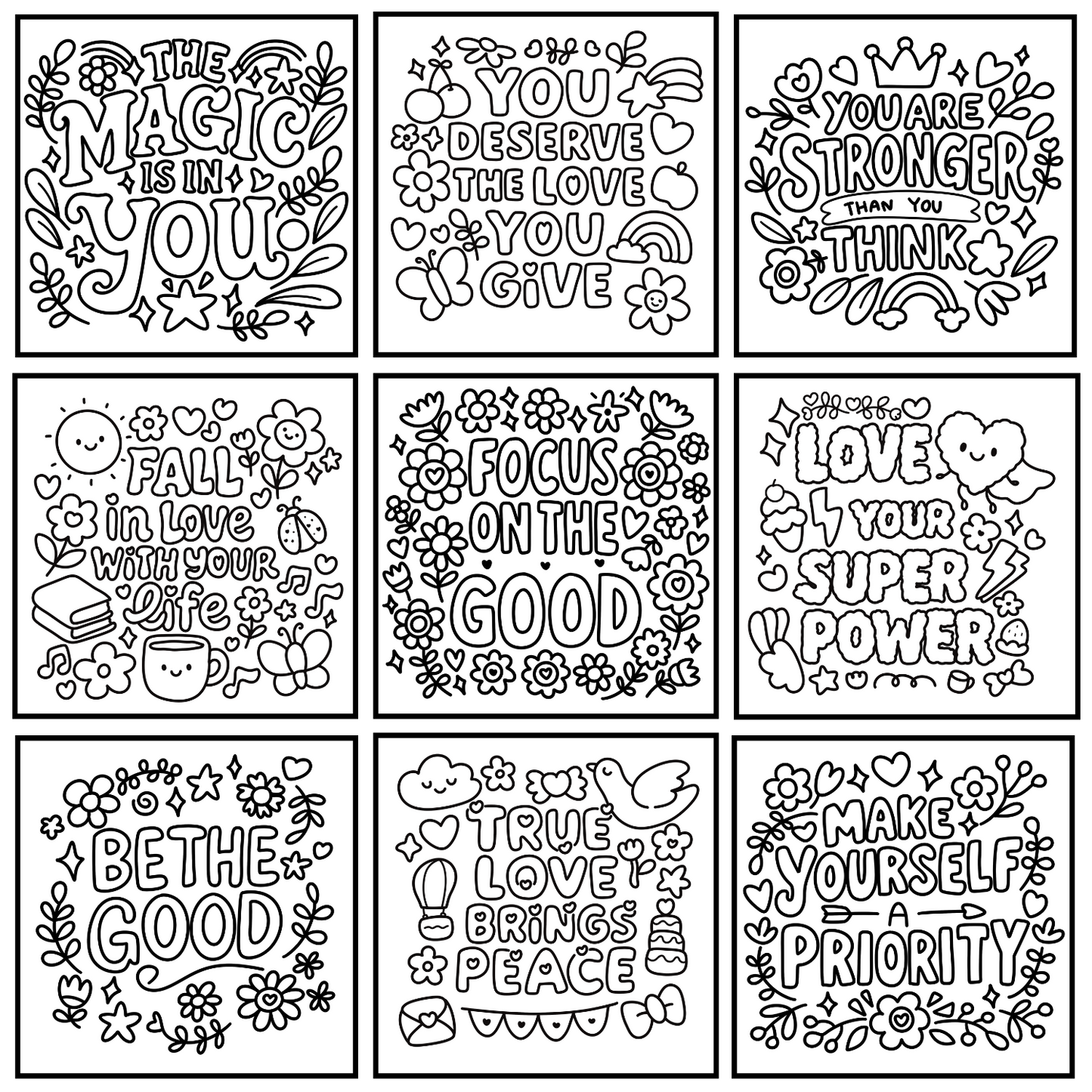 Homemade Ringbound Colouring Books