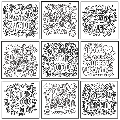 Homemade Ringbound Colouring Books