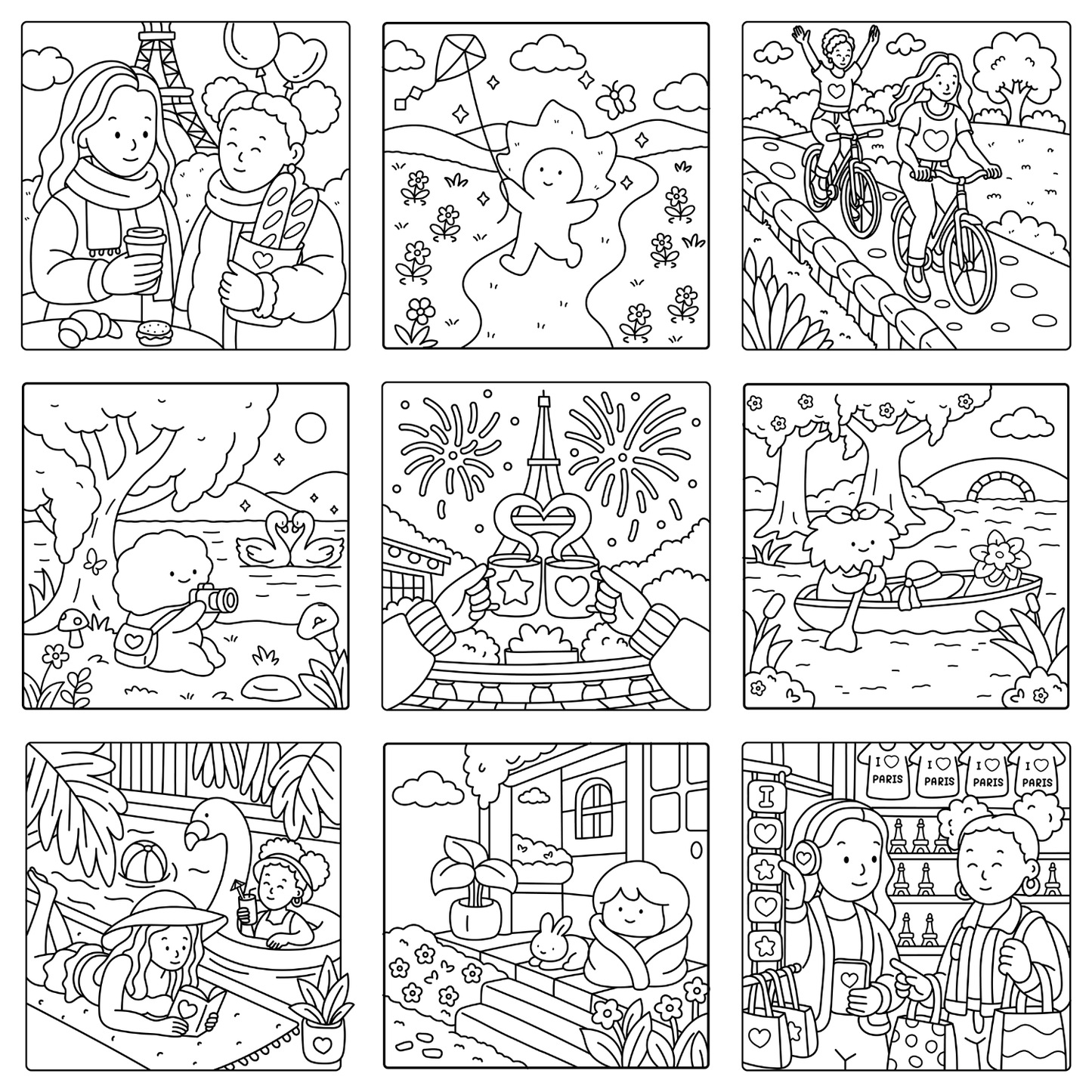 Homemade Ringbound Colouring Books
