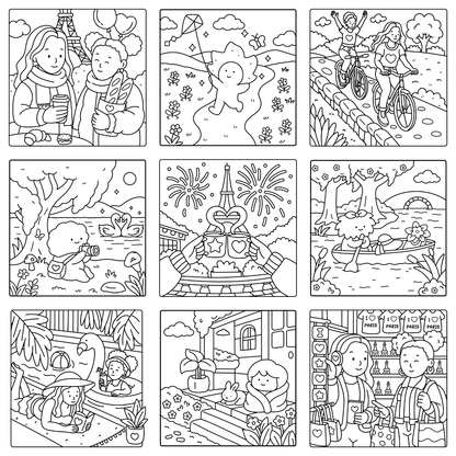 Homemade Ringbound Colouring Books