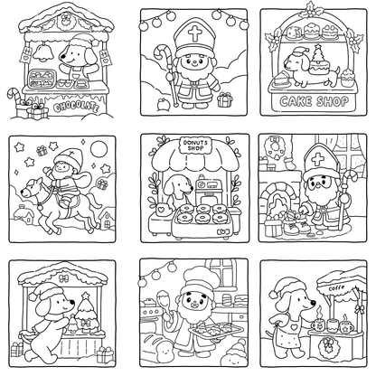 Homemade Ringbound Colouring Books