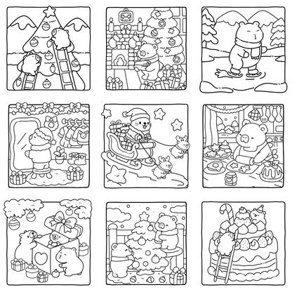 Homemade Ringbound Colouring Books