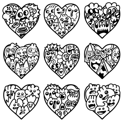 Homemade Ringbound Colouring Books