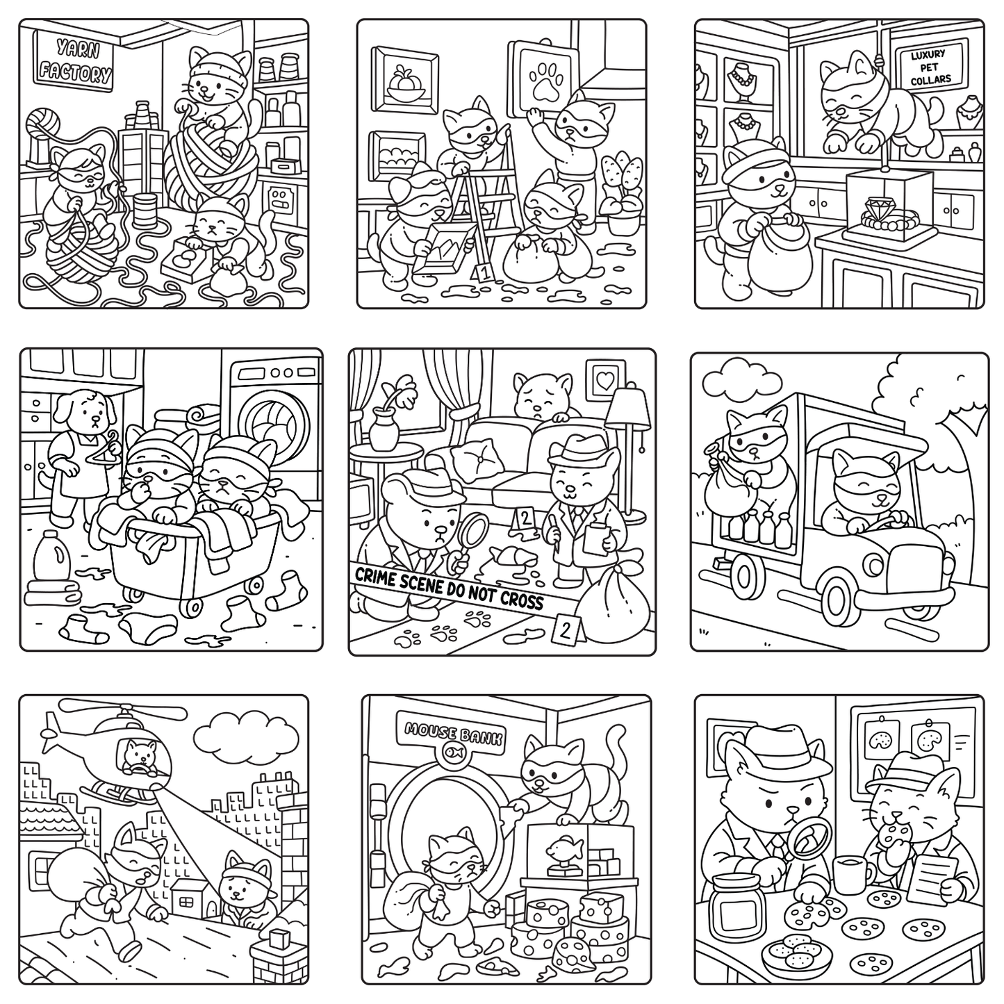 Homemade Ringbound Colouring Books