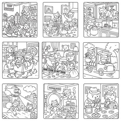Homemade Ringbound Colouring Books