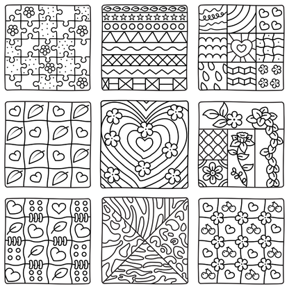 Homemade Ringbound Colouring Books