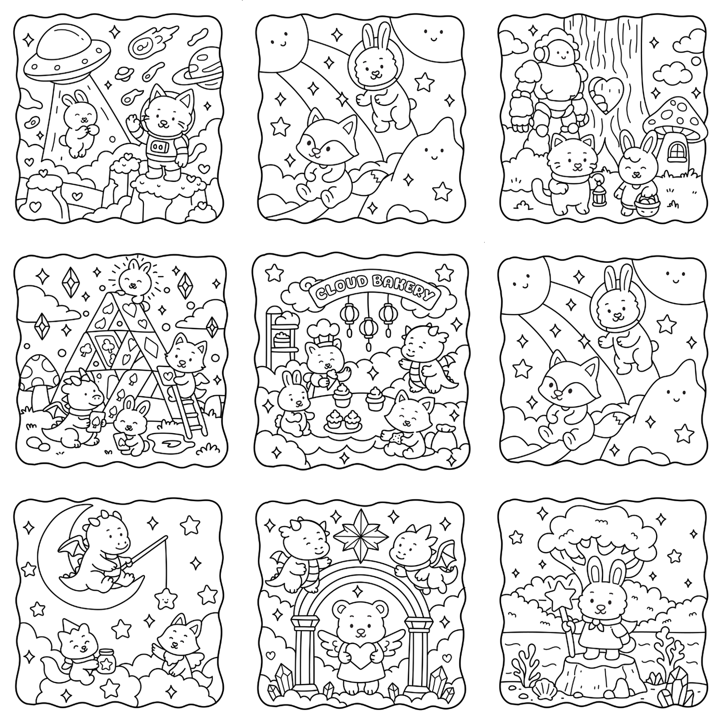 Homemade Ringbound Colouring Books