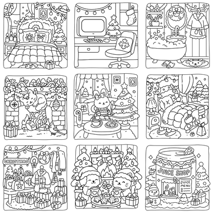 Homemade Ringbound Colouring Books