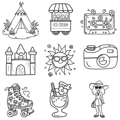 Homemade Ringbound Colouring Books