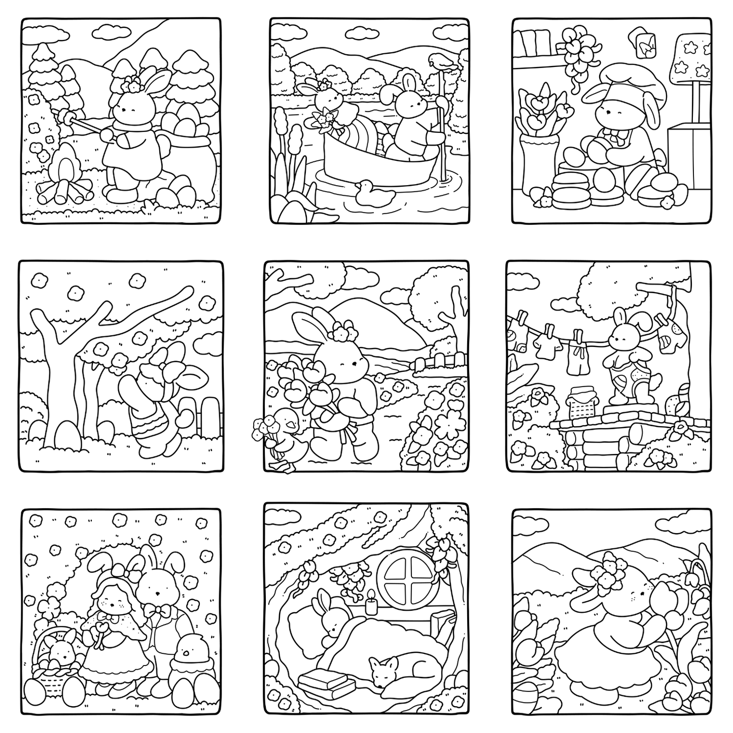 Homemade Ringbound Colouring Books