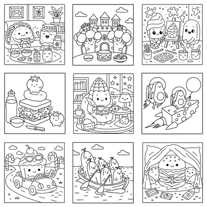 Homemade Ringbound Colouring Books
